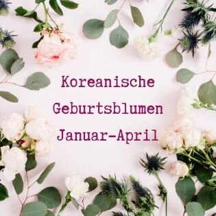Was ist deine koreanische Geburtsblume und wofür steht sie? Teil 1: Januar-April