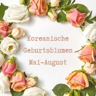 Was ist deine koreanische Geburtsblume und wofür steht sie? Teil 2: Mai - August
